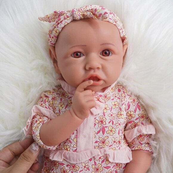 🆕 Brand New Realistic Newborn Girl Silicone Body Reborn Baby Doll